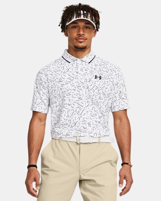 Men's UA Iso-Chill Verge Polo in White image number 0